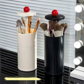Automatic Pop-Up Cylindrical Makeup Brush Organizer